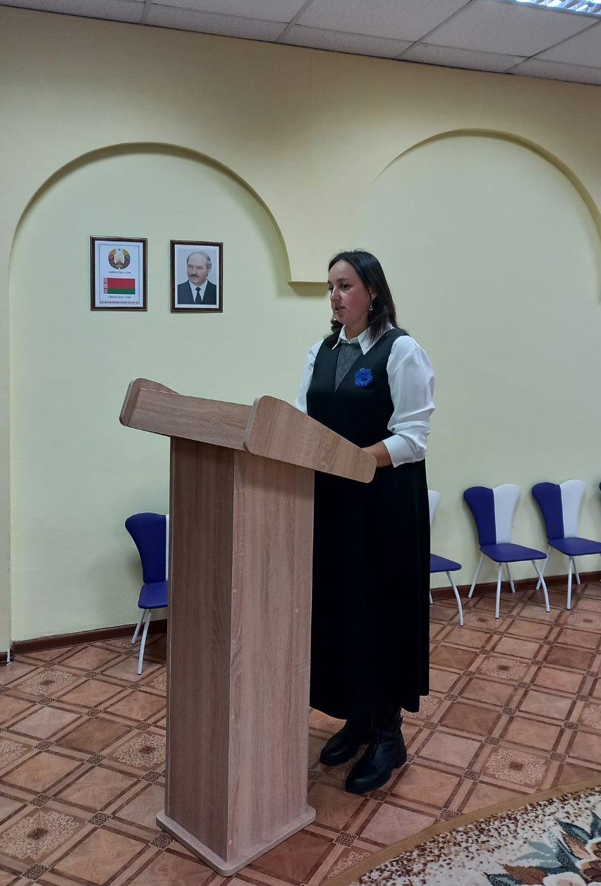 Встреча с председателем Волковысской районной организации ОО «Белорусский союз женщин» 